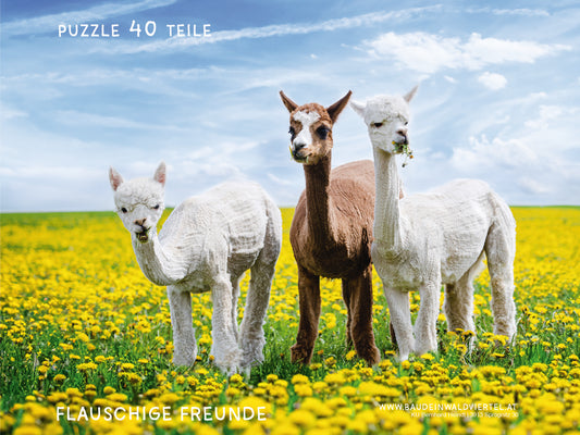 Kinderpuzzle Flauschige Freunde