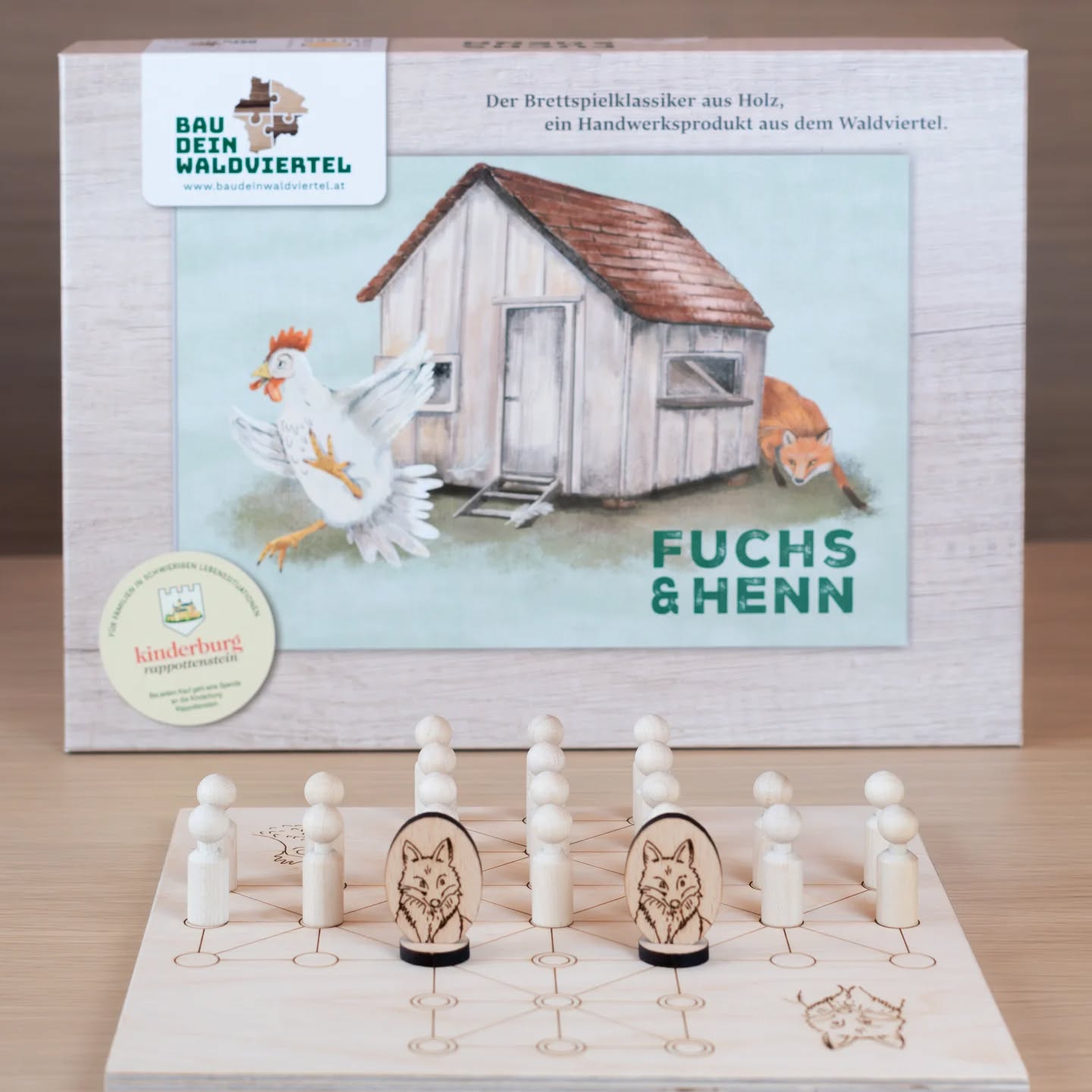 Fuchs & Henn, Brettspielklassiker aus Holz