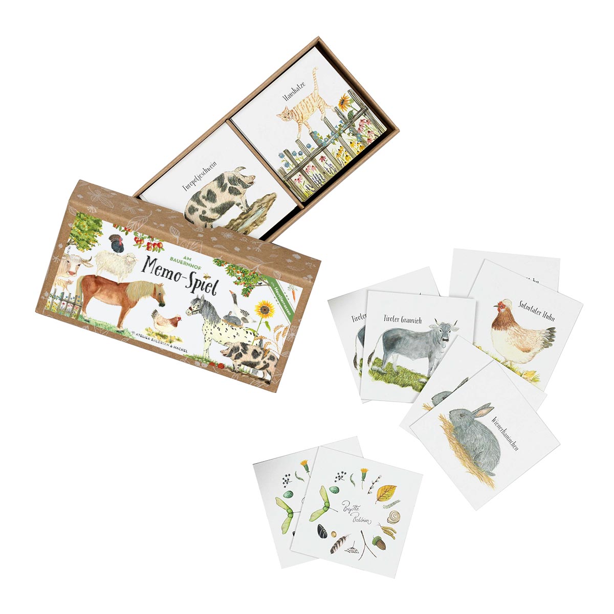 Memo-Spiel Am Bauernhof