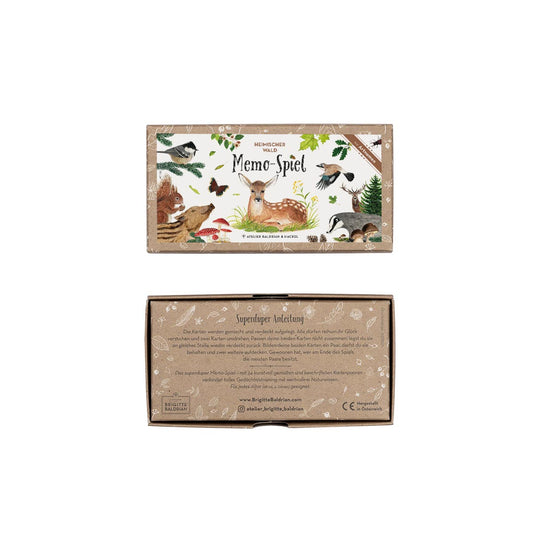 Memo-Spiel Heimischer Wald