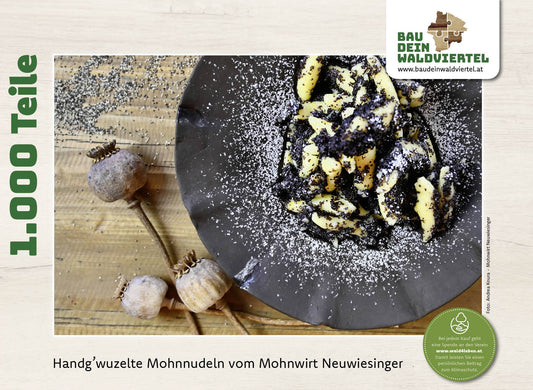 Puzzle Handg'wuzelte Mohnnudeln 1.000 Teile